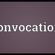 Convocation