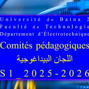 Comités pédagogiques/اللجان ةالبيداغوجية CP